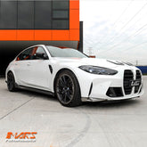 Dry Carbon Fibre Front Bumper Bar Replacement Side Splitters for BMW G82 G83 M4 & G80 M3